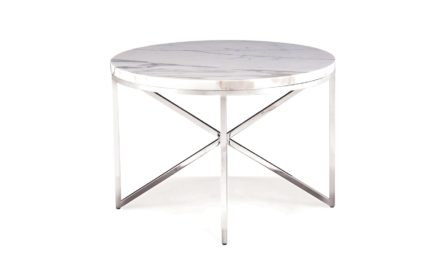 Domicile Side Table with Marble Top