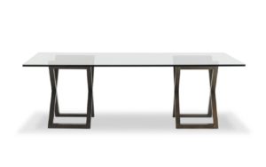 Objets Glass Top Dining Table