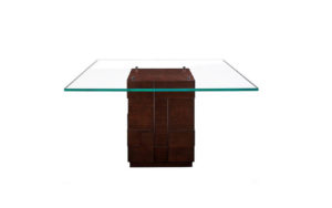 Cosmopolitan Kingsley Glass Top Dining Table