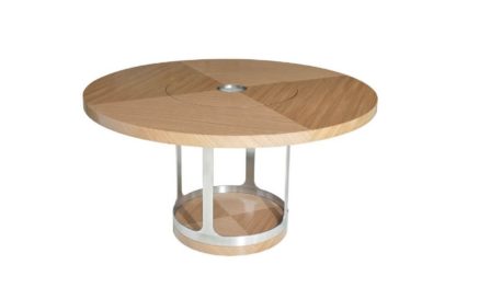 Inversion Arche Dining Table (with Inset Lazy Susan)