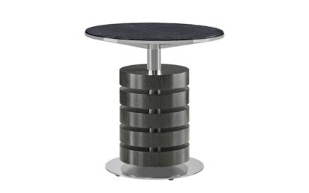 The Southern Collection Round Marble Side Table